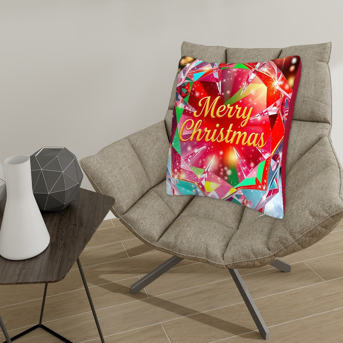 Christmas Plush Throw Pillow Covers (Double-sided Design)