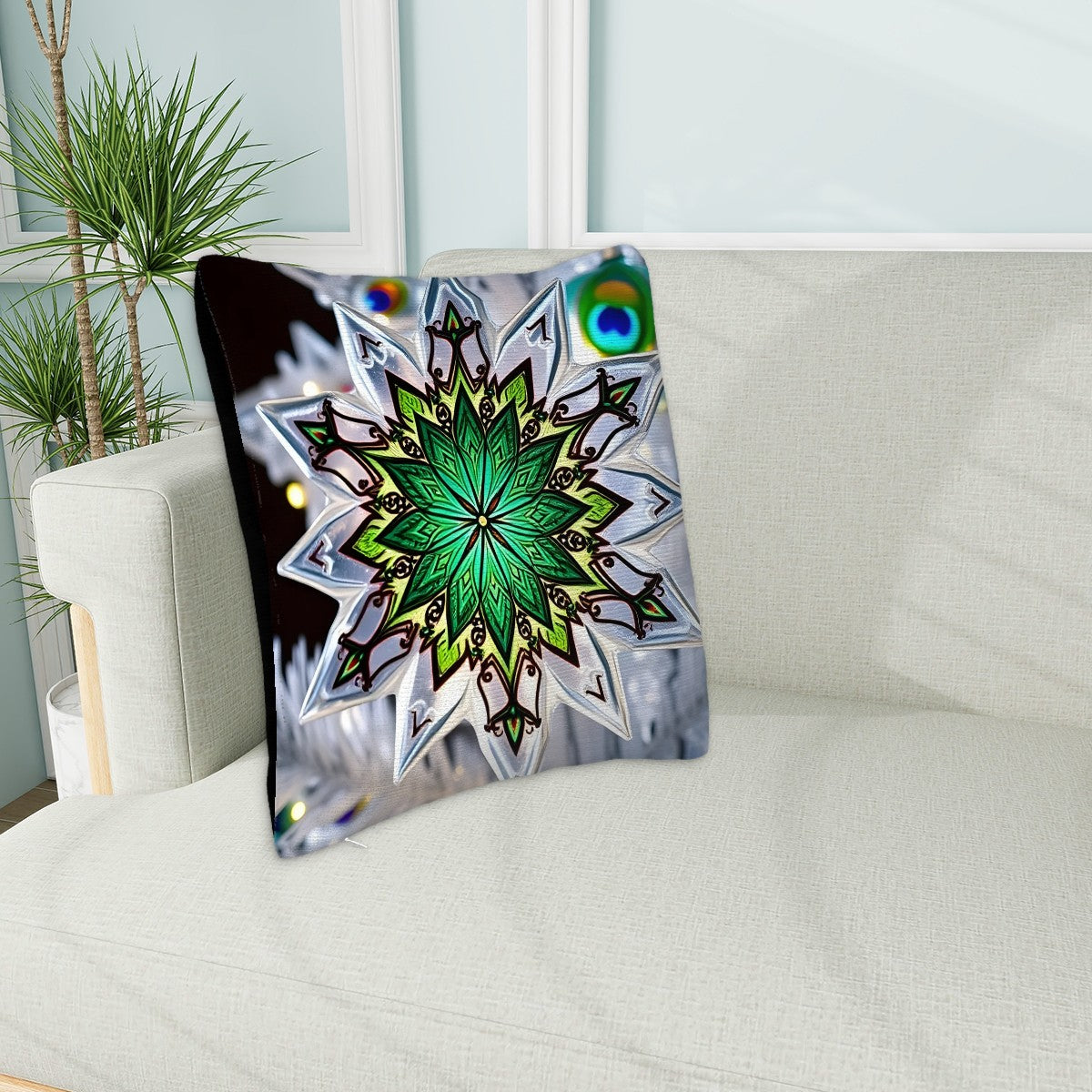 Mystic Plush Throw Pillow Covers (Double-sided Design) - World Kryptonite