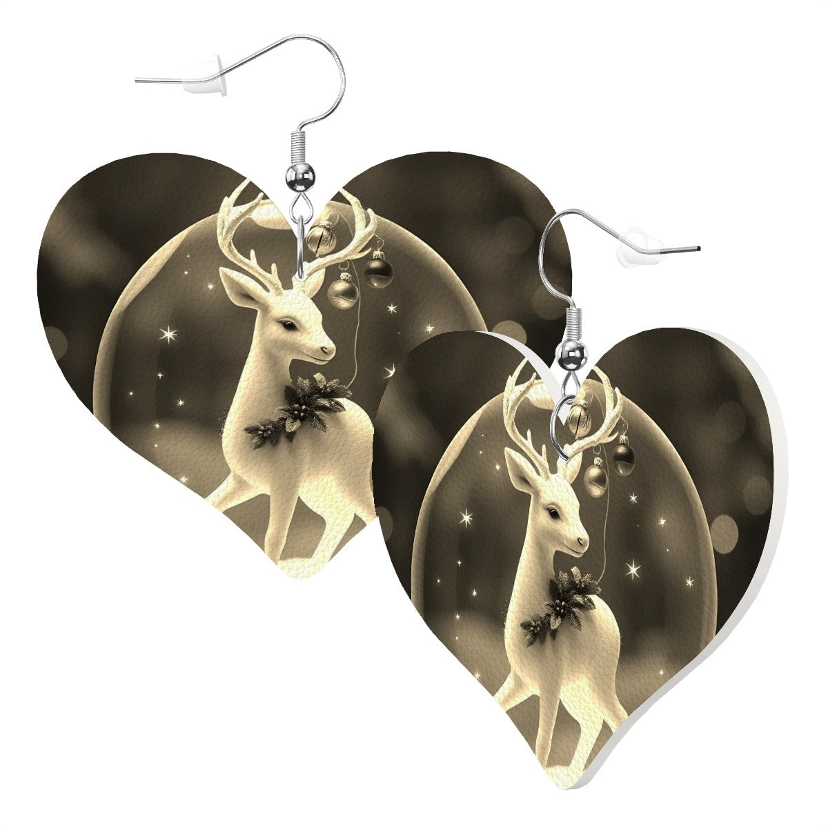 Heart Shape Leather Earrings - World Kryptonite