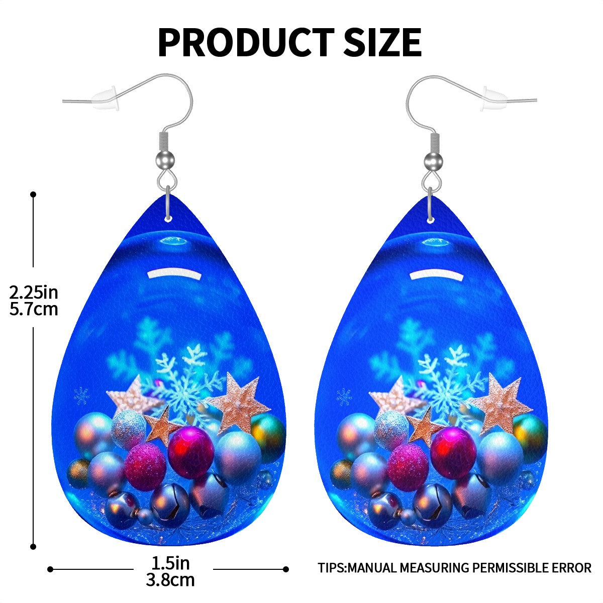 Leather Teardrop Earrings - World Kryptonite