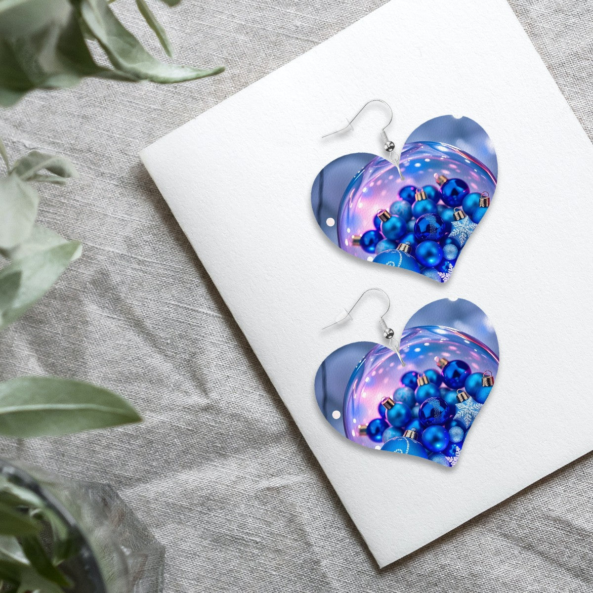 Heart Shape Leather Earrings - World Kryptonite
