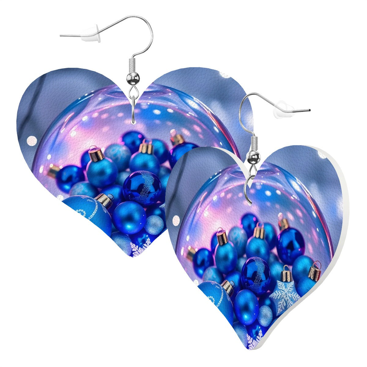 Heart Shape Leather Earrings - World Kryptonite