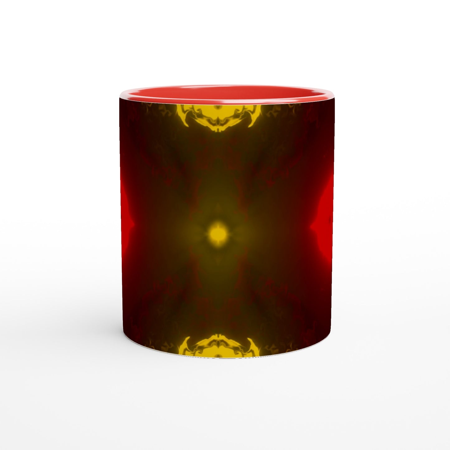 Belgium White Ceramic Mug with Color Inside - World Kryptonite