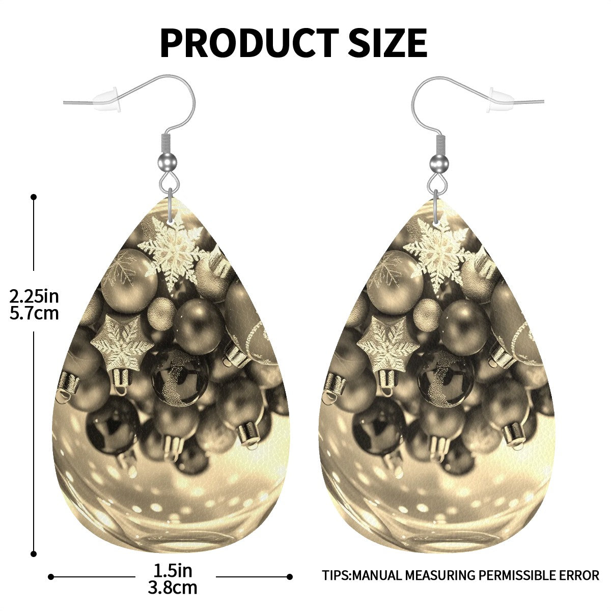 Leather Teardrop Earrings - World Kryptonite