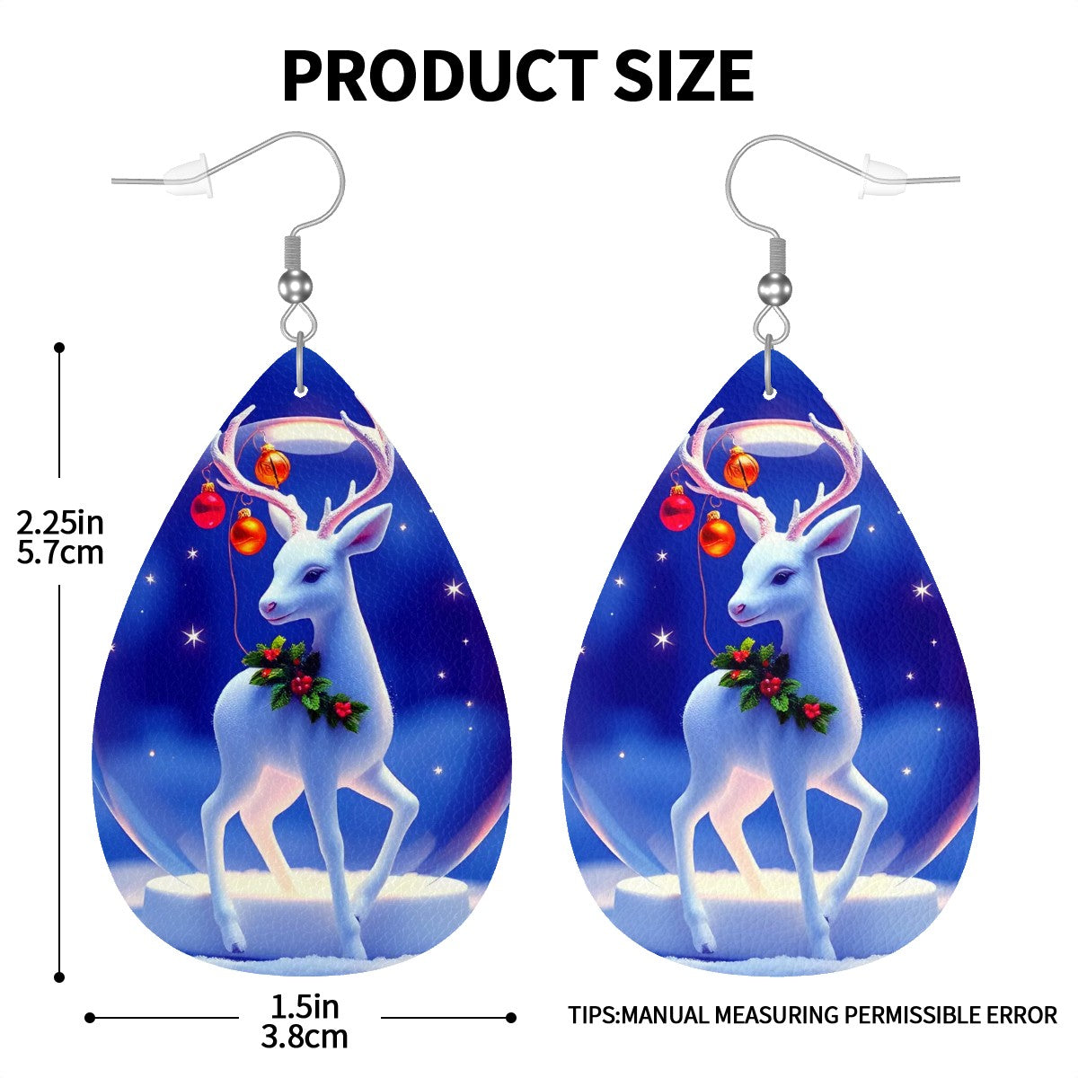 Leather Teardrop Earrings - World Kryptonite