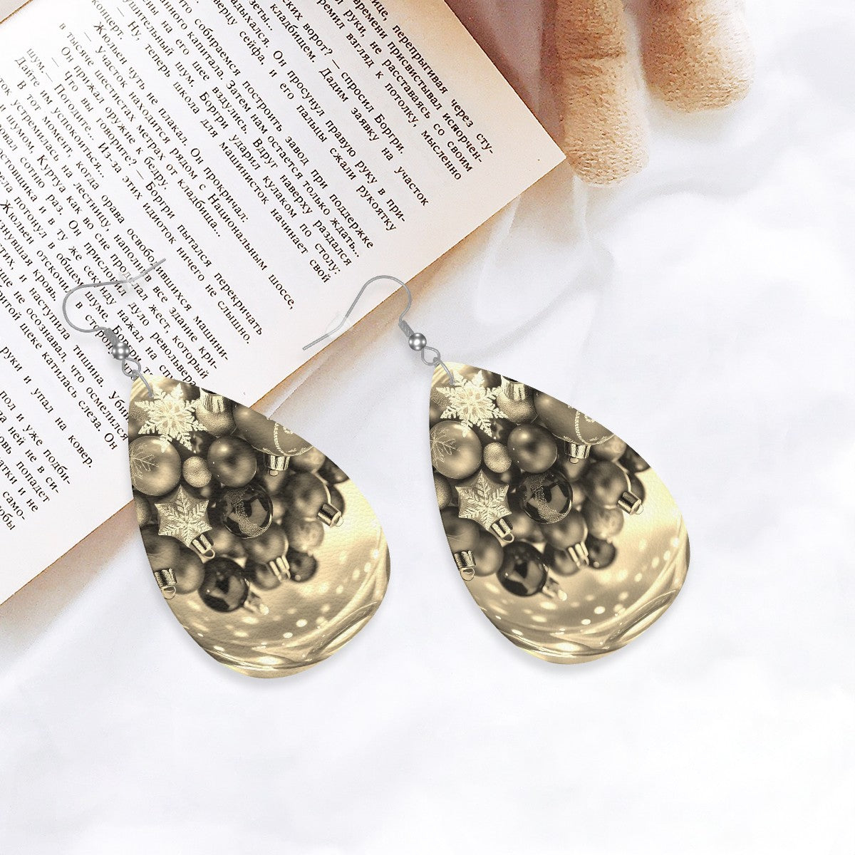 Leather Teardrop Earrings - World Kryptonite