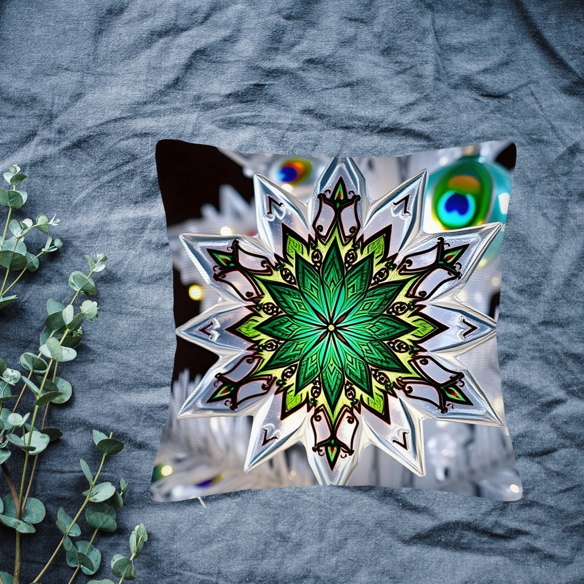 Mystic Plush Throw Pillow Covers (Double-sided Design) - World Kryptonite