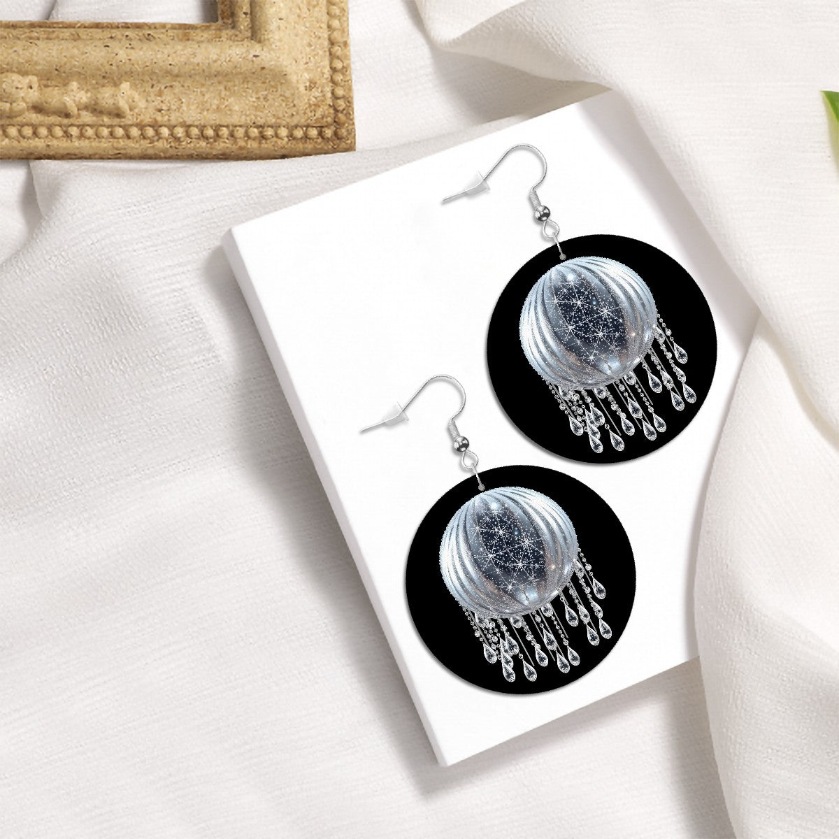 Leather Round Earrings - World Kryptonite