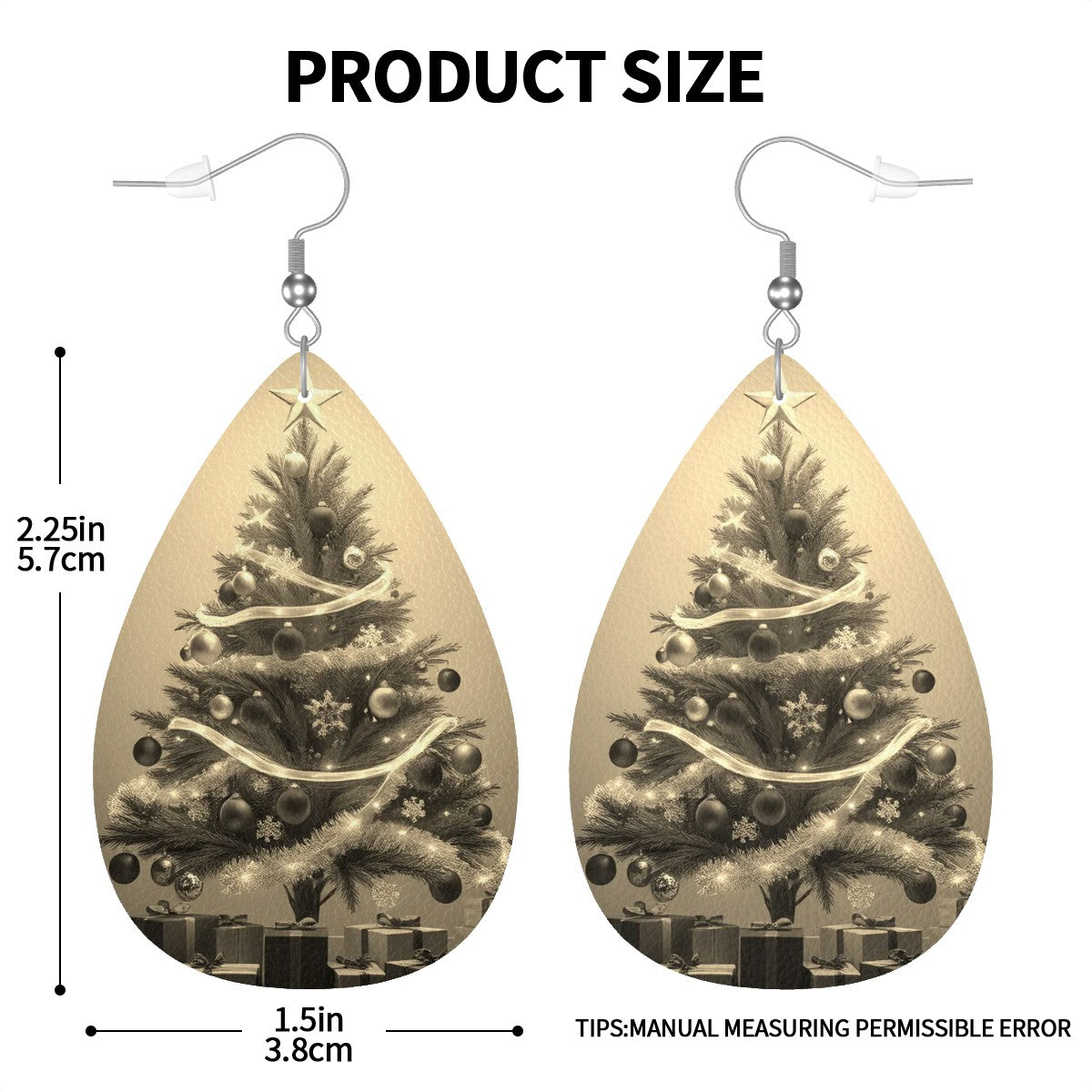 Leather Teardrop Earrings - World Kryptonite