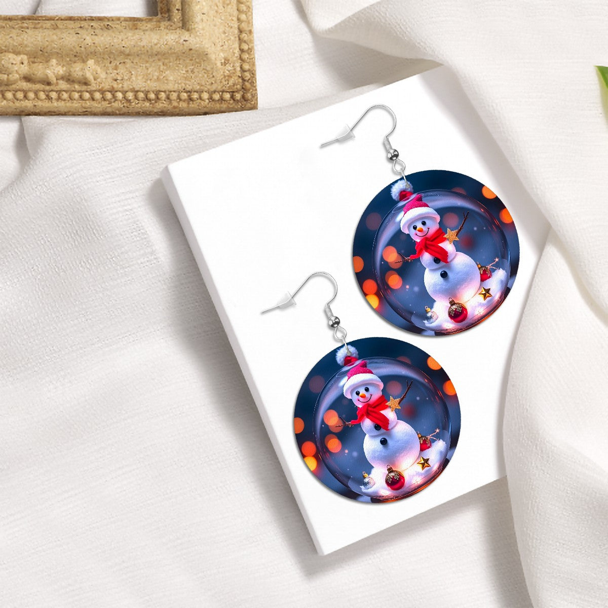 Leather Round Earrings - World Kryptonite