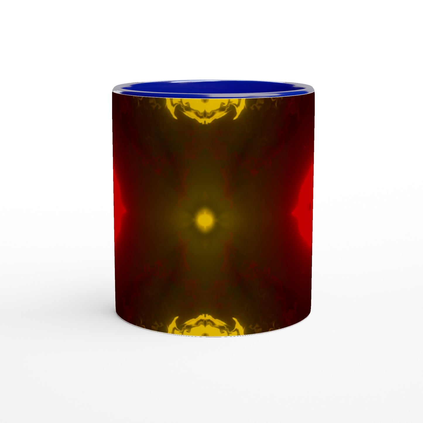 Belgium White Ceramic Mug with Color Inside - World Kryptonite