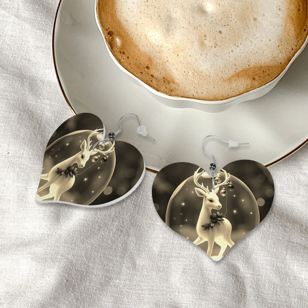 Heart Shape Leather Earrings - World Kryptonite