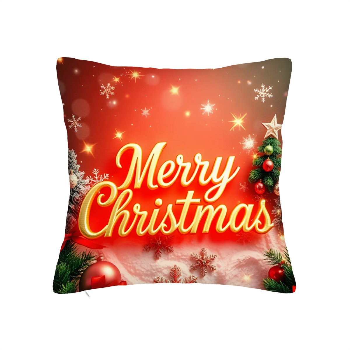 Christmas Plush Throw Pillow Covers (Double-sided Design)