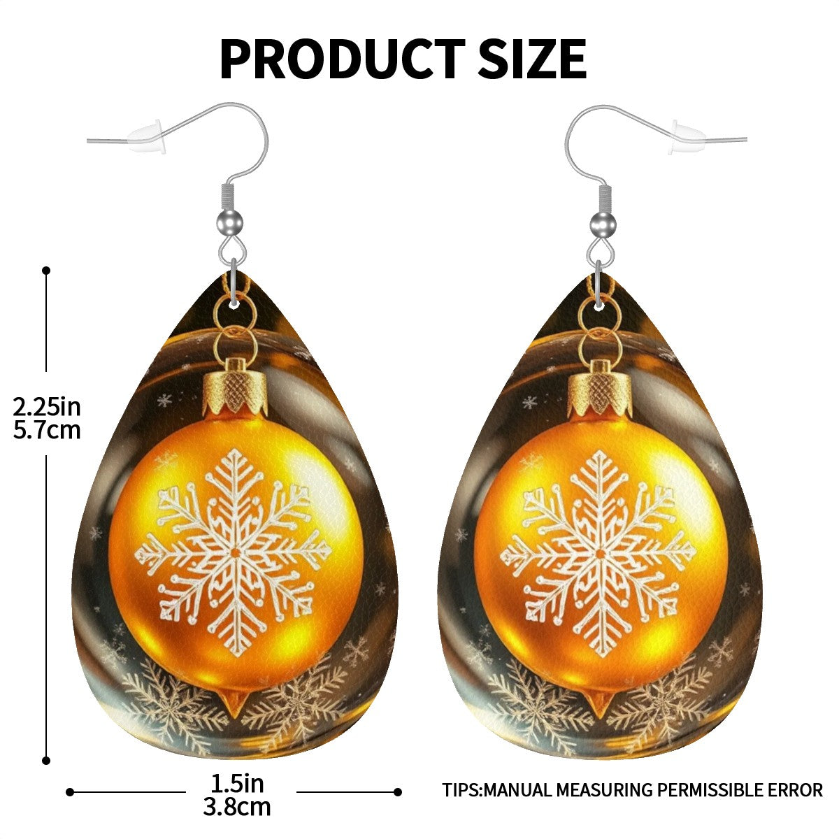 Leather Teardrop Earrings - World Kryptonite
