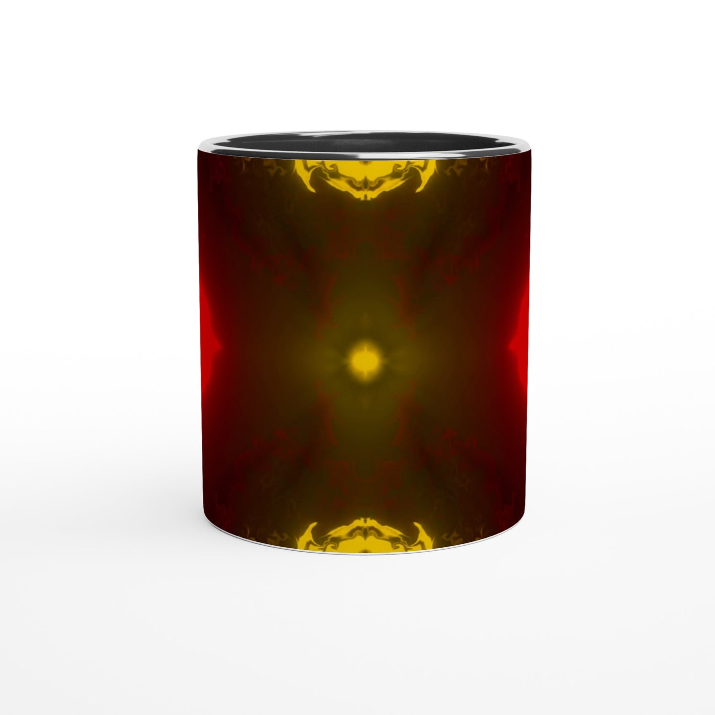 Belgium White Ceramic Mug with Color Inside - World Kryptonite