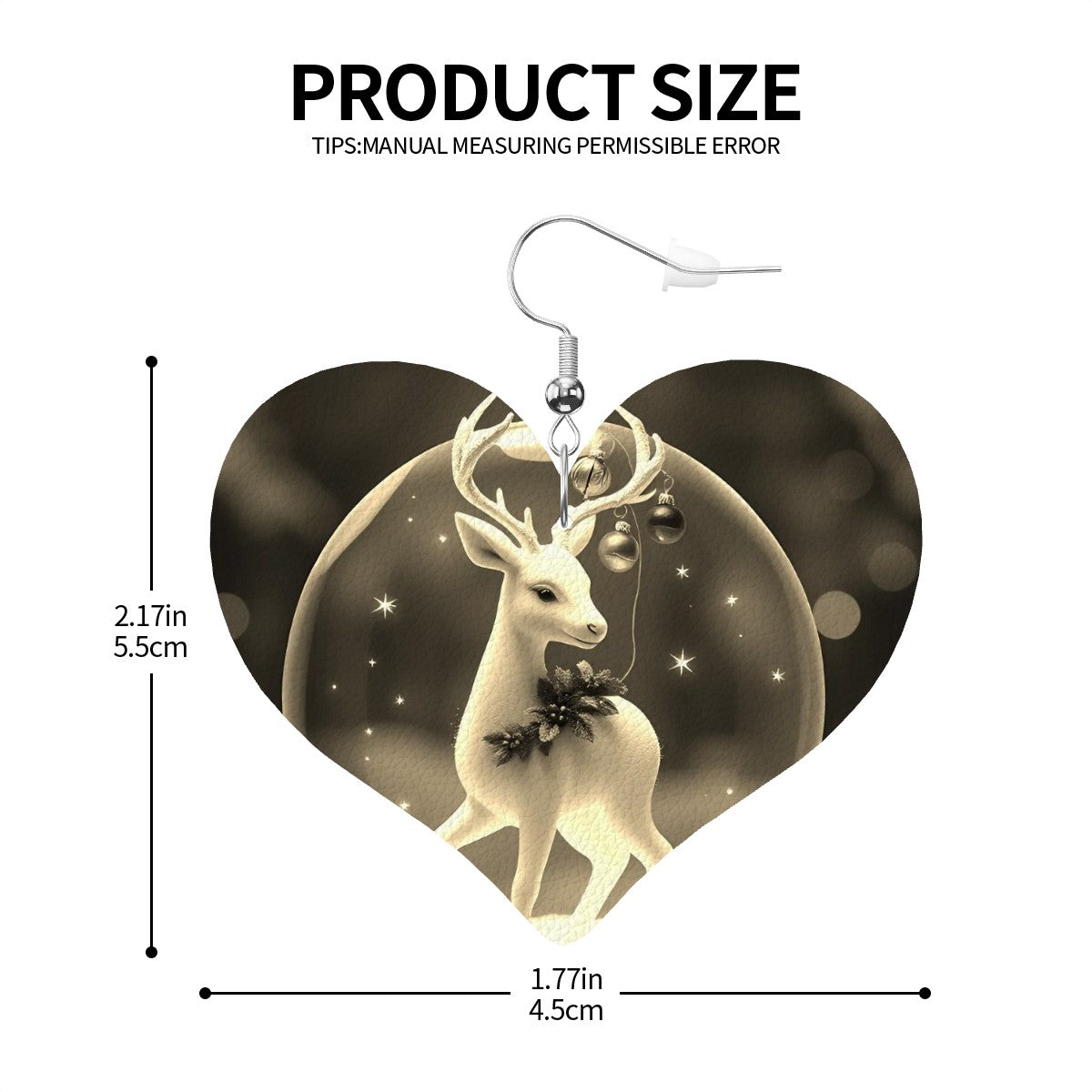 Heart Shape Leather Earrings - World Kryptonite