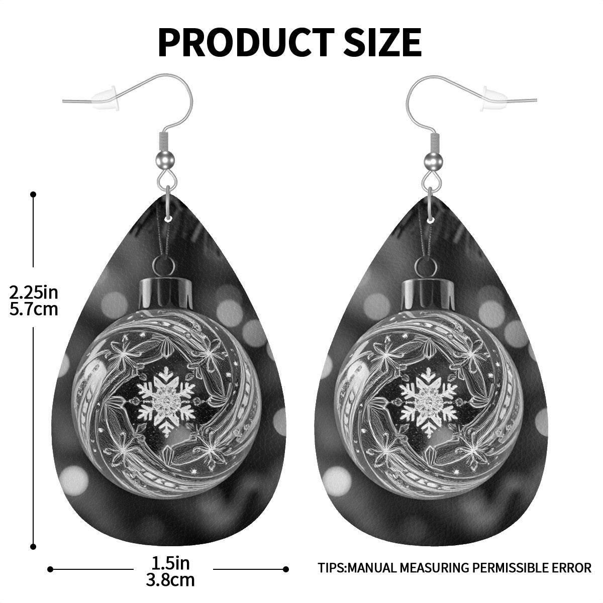 Leather Teardrop Earrings - World Kryptonite