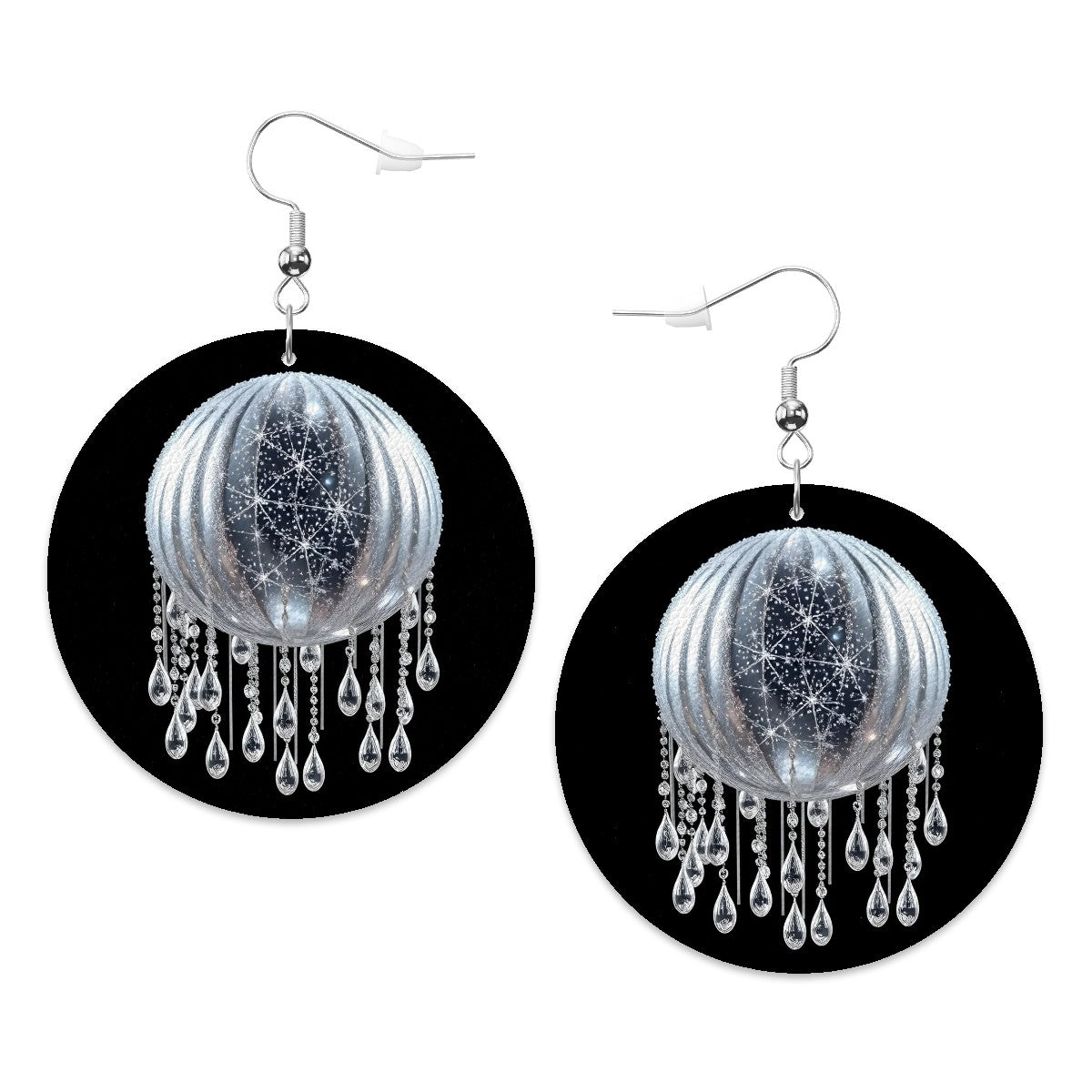 Leather Round Earrings - World Kryptonite