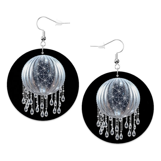 Leather Round Earrings - World Kryptonite