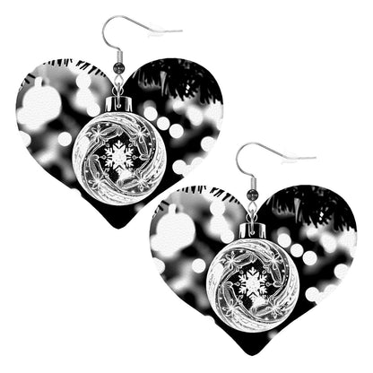 Heart Shape Leather Earrings - World Kryptonite