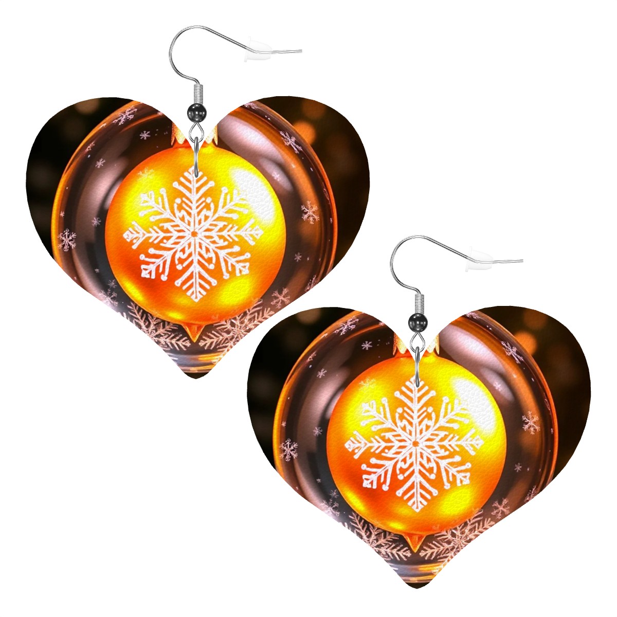 Heart Shape Leather Earrings - World Kryptonite