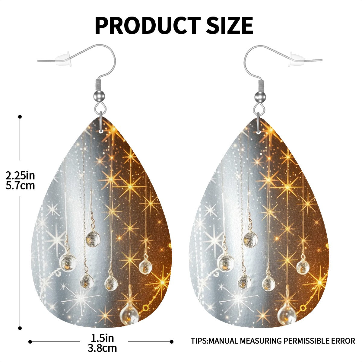 Leather Teardrop Earrings - World Kryptonite