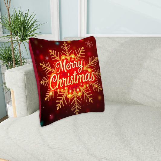 Christmas Plush Throw Pillow Covers (Double-sided Design)