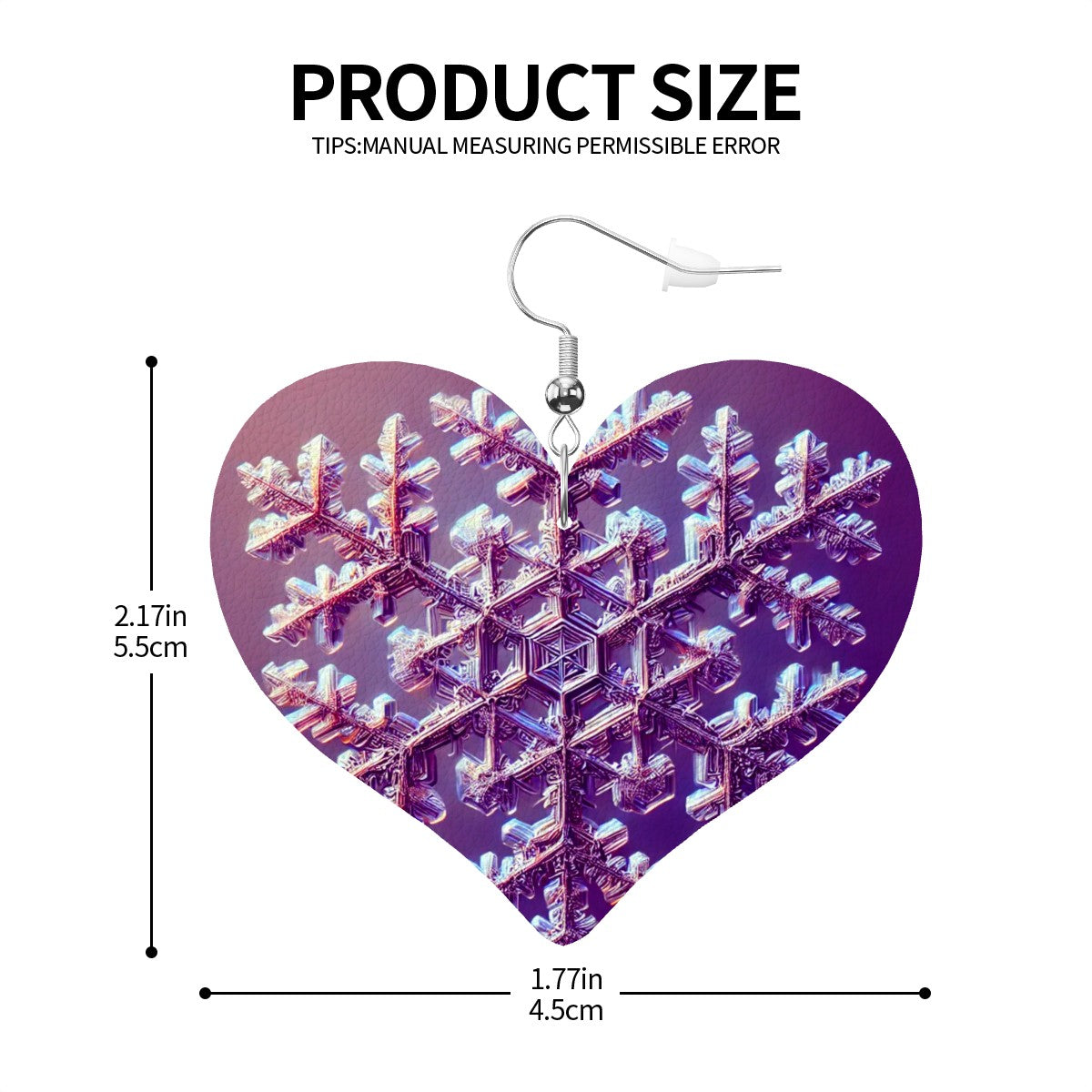 Heart Shape Leather Earrings - World Kryptonite