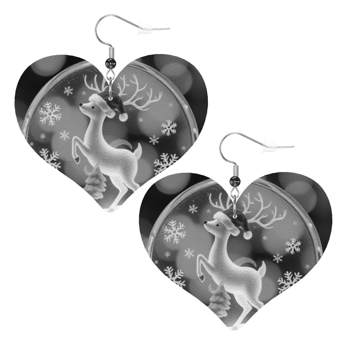 Heart Shape Leather Earrings - World Kryptonite