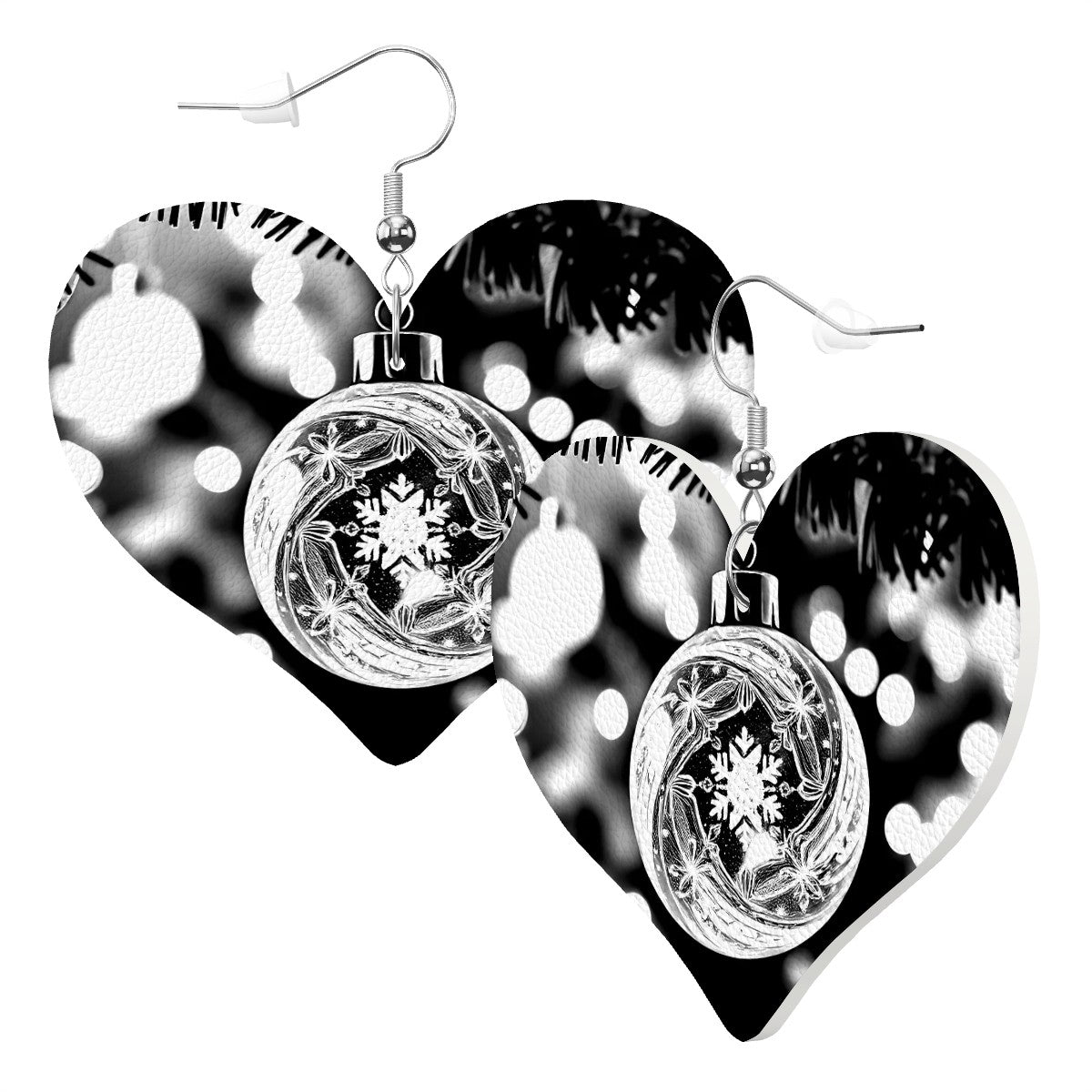 Heart Shape Leather Earrings - World Kryptonite