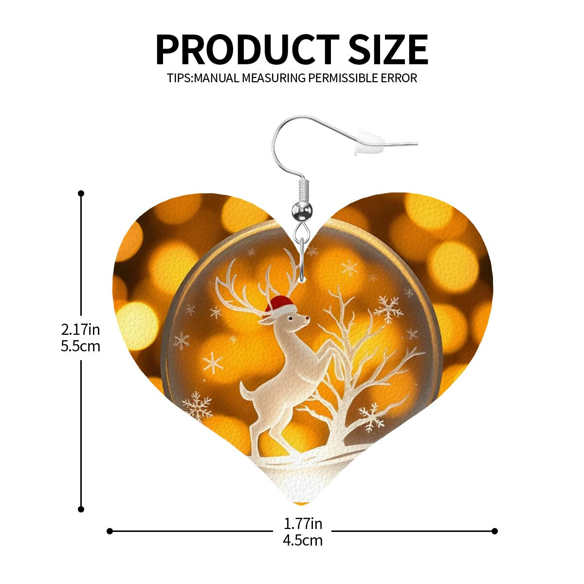 Heart Shape Leather Earrings - World Kryptonite