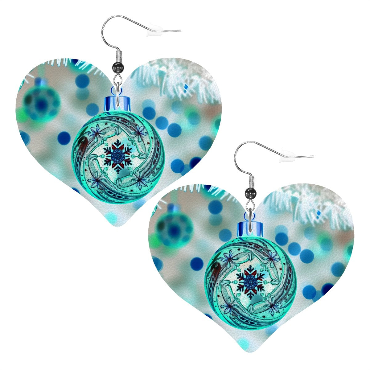 Heart Shape Leather Earrings - World Kryptonite