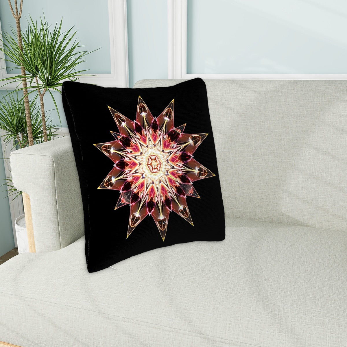 Plush Throw Pillow Covers (Double-sided Design)