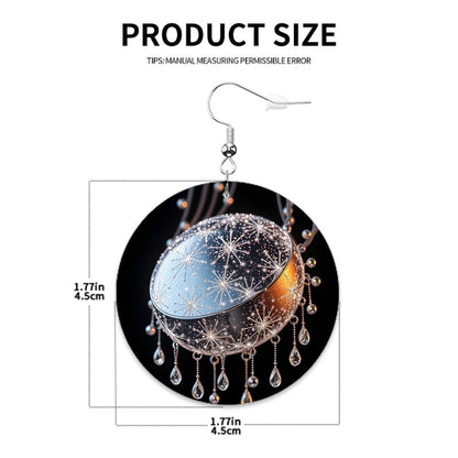 Leather Round Earrings - World Kryptonite