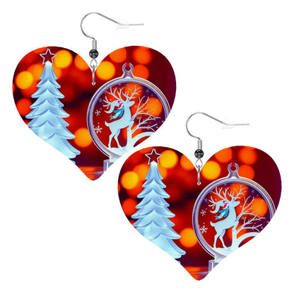 Heart Shape Leather Earrings - World Kryptonite