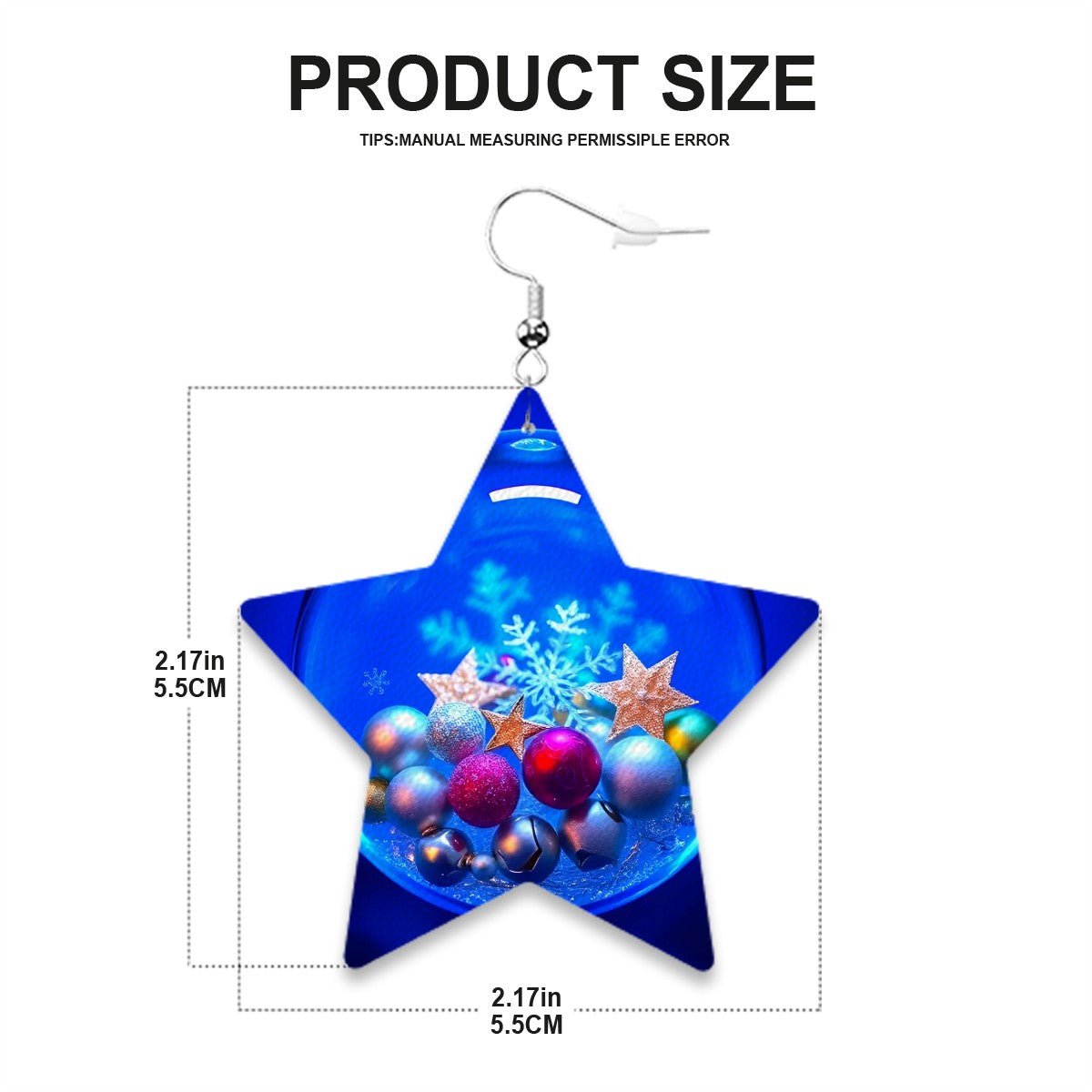 Leather Star Earrings - World Kryptonite