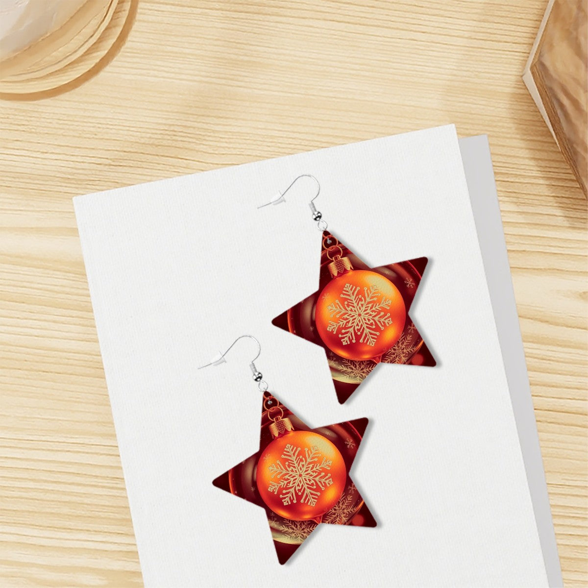 Leather Star Earrings - World Kryptonite