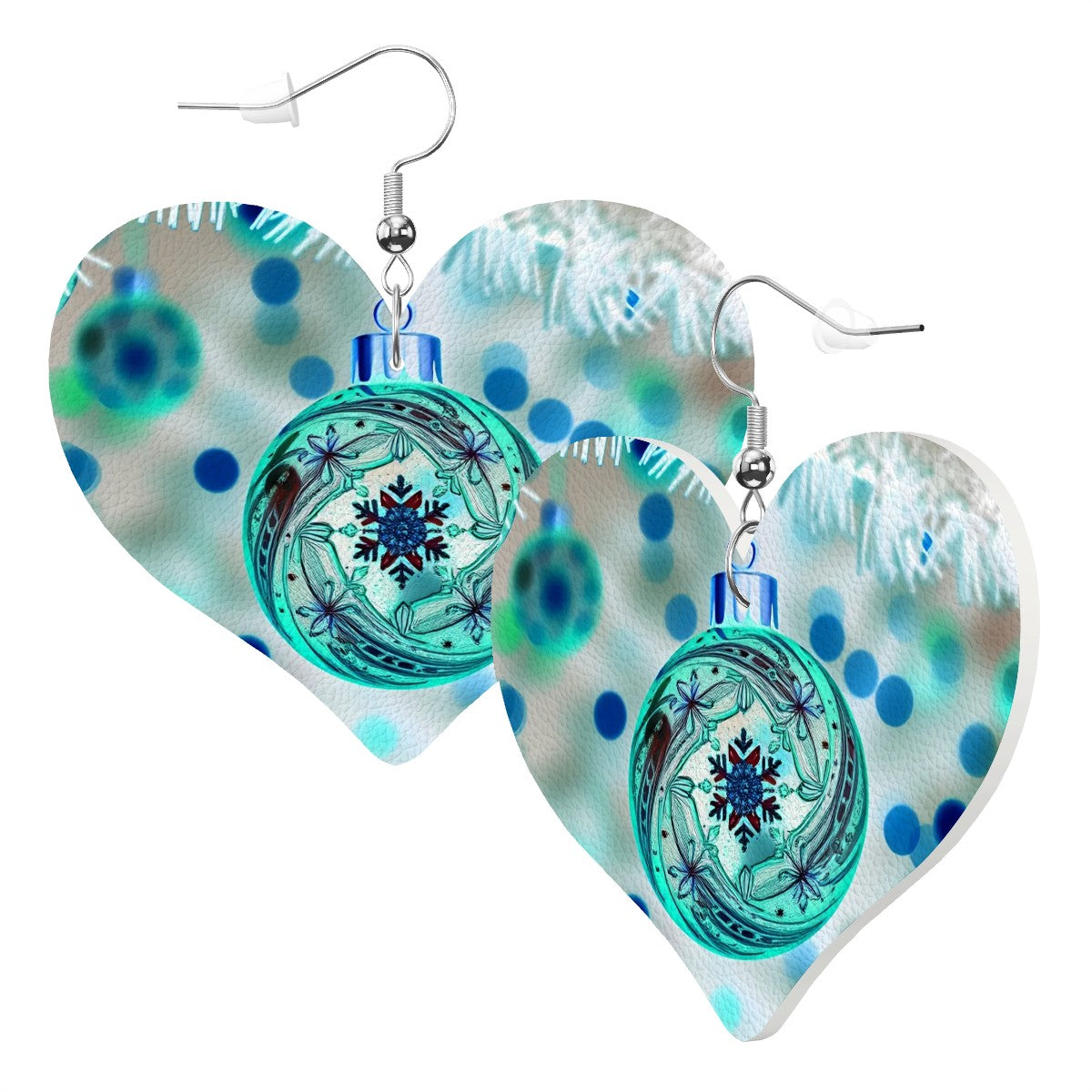 Heart Shape Leather Earrings - World Kryptonite