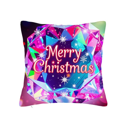 Christmas Plush Throw Pillow Covers (Double-sided Design)